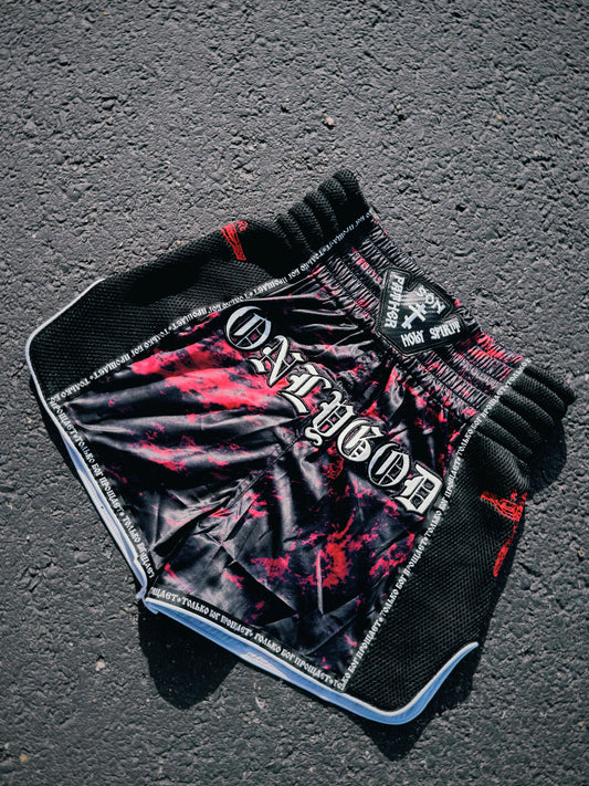 Violet Crucifix Muay Thai Short