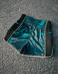 Turquoise Crucifix Muay Thai Short