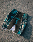 Turquoise Crucifix Muay Thai Short