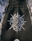 BLACK SAK YANT MUAY THAI SHORT